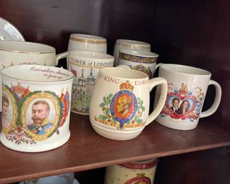 Royal family collectable ceramic dishware