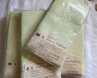 Set of festive fancy napkins 