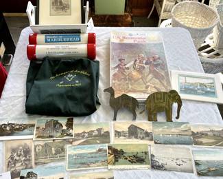 Vintage Marblehead postcards, Spirit of '76 memorabilia
