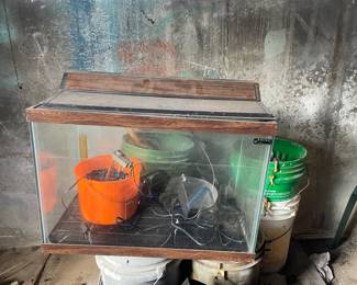 Aquarium in basement