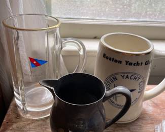 Various Marbleheadian Yacht club memorabilia 