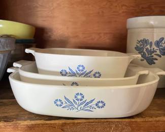 White and blue floral decorative bowls 
