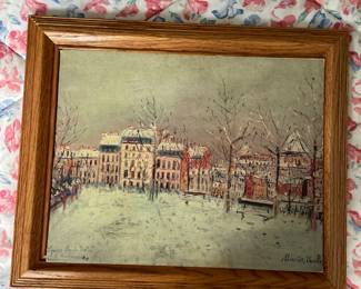 Painting in upstairs bedroom 