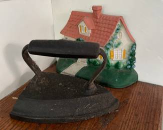 Iron doorstopper
