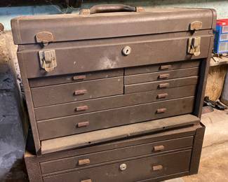 Toolbox in basement 