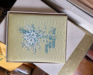 Vintage baby book 