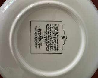 Backside/company of Spirit of '76 plate 