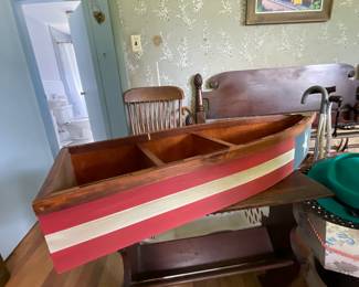 Large wooden ship decor 