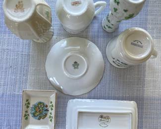 Bottom side of dish set from Ireland 