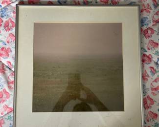 Framed photograph in upstairs bedroom 