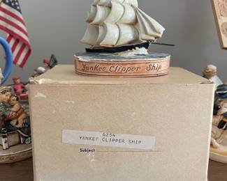 Statue of Yankee Clipper Ship 