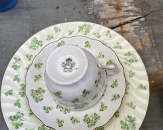 Aynsley bone china ‘shamrock’ 