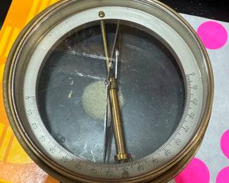 WWI 1918 U.S. CORPS OF ENGINEERS PRISMATIC BRASS COMPASS