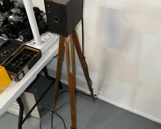 CAMERA MADE INTO A LAMP 