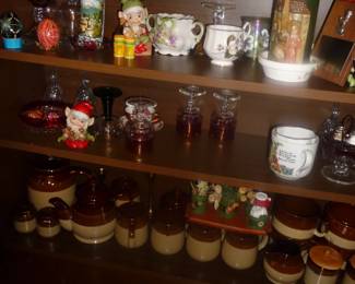 misc dishes and pottery