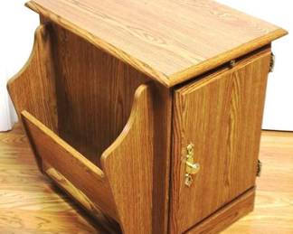 7 - Magazine Stand End table 21 x 14 1/2 x 20

