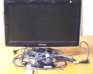 6 - Samsung 21" LED Monitor You are buying a used as-is electric/electronic item. We do not guarantee all components are present and if it is not expressly stated, it is untested.
