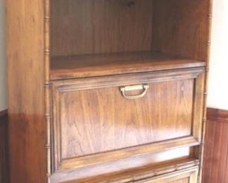 44 - Wood Cabinet Bookshelf 32 x 17 x 78
