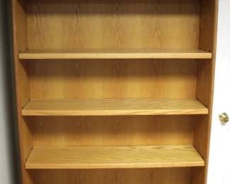 1 - Large Wood Bookshelf 84 x 44 x 12
