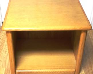 23 - Wood End Table 21.5 x 16.5 x 16.5
