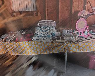 Peruvian weavings, tapestry, new linens-sheets, bed skirt, pillowcases, shams, comforters, quilt.