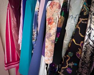 Vintage and modern clothing