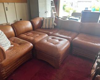 Pacific green sectional