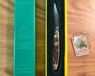 673 Puma Bantam Handmade German Stag Handle Pocket Knife