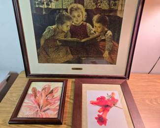 The Fairy Tale Walter Firle Print Theresa Fooken Watercolor And Flower Photo Print All Framed