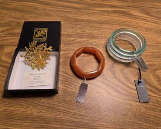 Bracelets By J Jill And Baublebar And Real Evergreen Sprig Pin