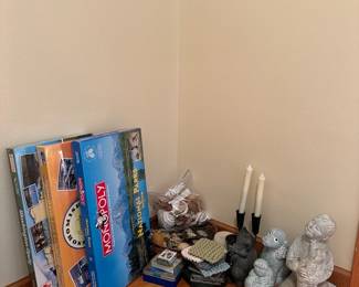 Board Games Door Stop Statues Candle Holders Metal Frogs Container