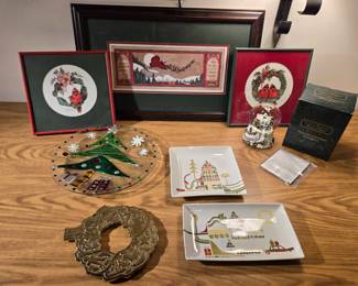 Signed Larolyn Shores Wright Prints Kinkade Snowglobe And More