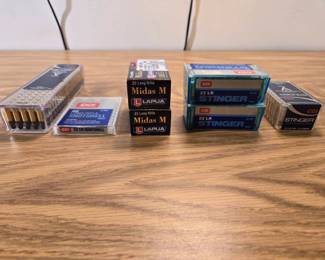 Midas CCI And Stinger 22 Long Rifle Ammunition