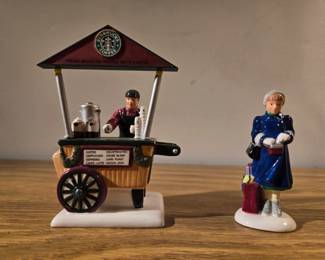 Department 56 Starbucks Original Snow Village Collectible Figures