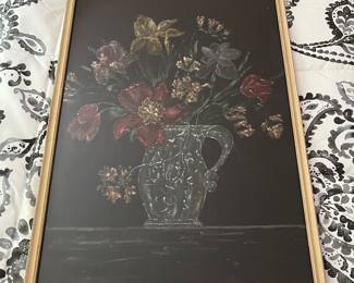 Vintage framed painting by Mildred Sparling MacMillan.