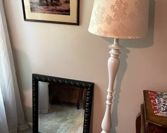 Nice selection of lighting, mirrors, and art, including many photos, prints, etc. featuring African animals.