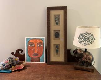 Large selection of interesting art and home decor, much with an African theme (mostly wildlife).