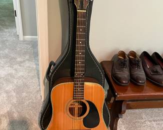 Sigma DR-7 acoustic guitar with case.