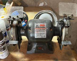 Collins 6” bench grinder.