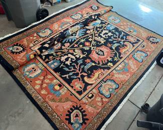 Vintage wool area rug.