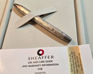 SHEAFFER Legacy Heritage Engraved Sterling Silver Rollerball now $750