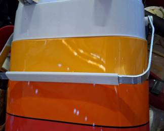 Vintage MCM Double Thermos Dispenser 