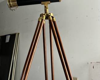 Nautical Master Harbor Telescope with Wood Tripod