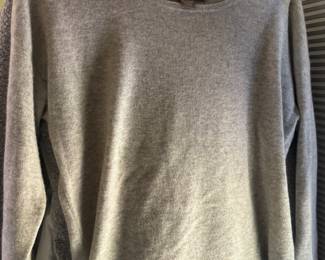 Ply Cashmere Gray Cashmere Sweater