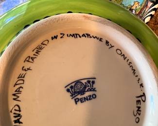 Set of 3 Penzo Hand Painted Bowls - Made in Zimbabwe