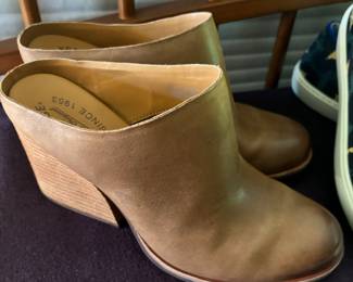 Korkease Women's Mule Block Heels