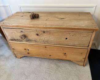 Rustic Pine 2 Drawer Chest