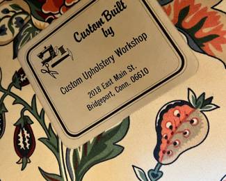 Custom Upholstery Workshop Wingback Arm Chair