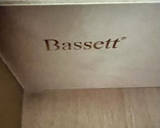 Bassett 2 Drawer Mahogany Night Stand