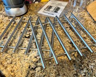 Pair of Metal Grate Trivets